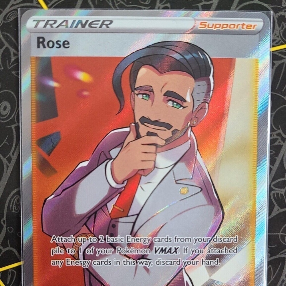 Pokémon TCG Rose Darkness Ablaze 189/189 Holo Full Art